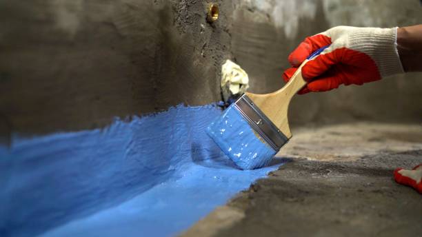 Commercial Basement Waterproofing project at a Hamilton, IL business property by SJ Waterproofing Pros